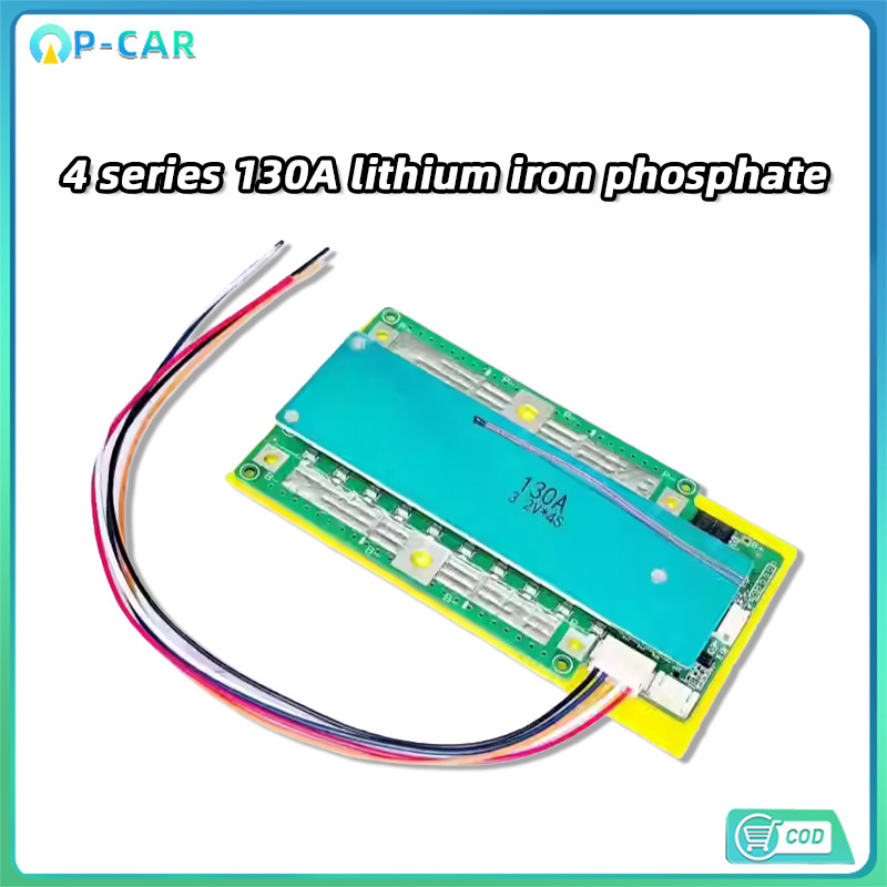 COD BMS 4S 12V 130A-150Aแบตเตอรี่ลิเธียมฟอสเฟต สำหรับสตาร์ทรถยนต์ Peak 1000A Lithium Phosphate LiFeP