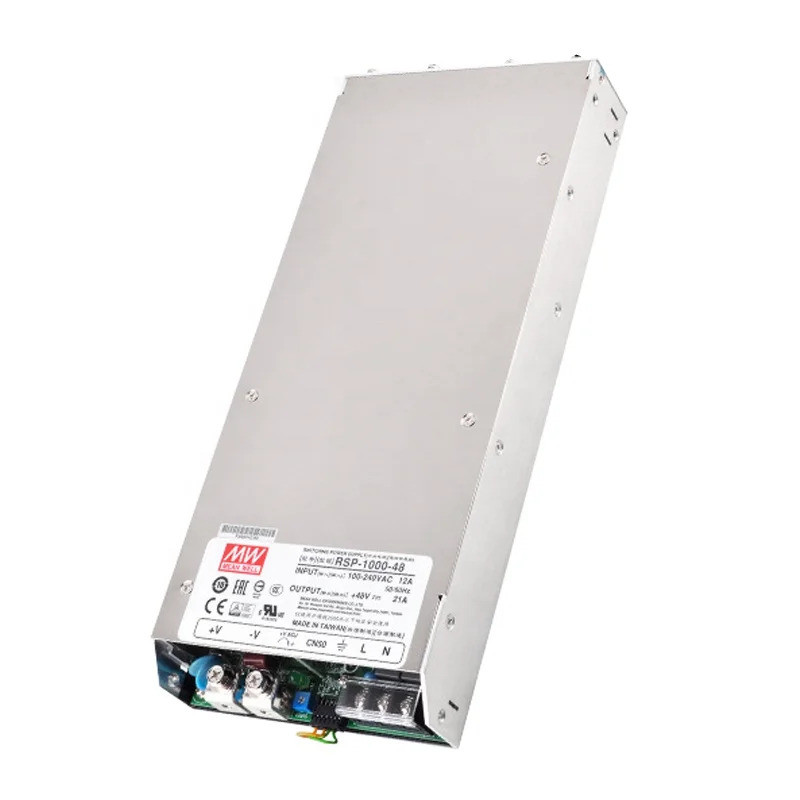 Mean Well Original RSP-1000 1000W Switching Power Supply 24V 21A เอาต์พุตเดี่ยว 12V/48V 60A ปัจจุบัน