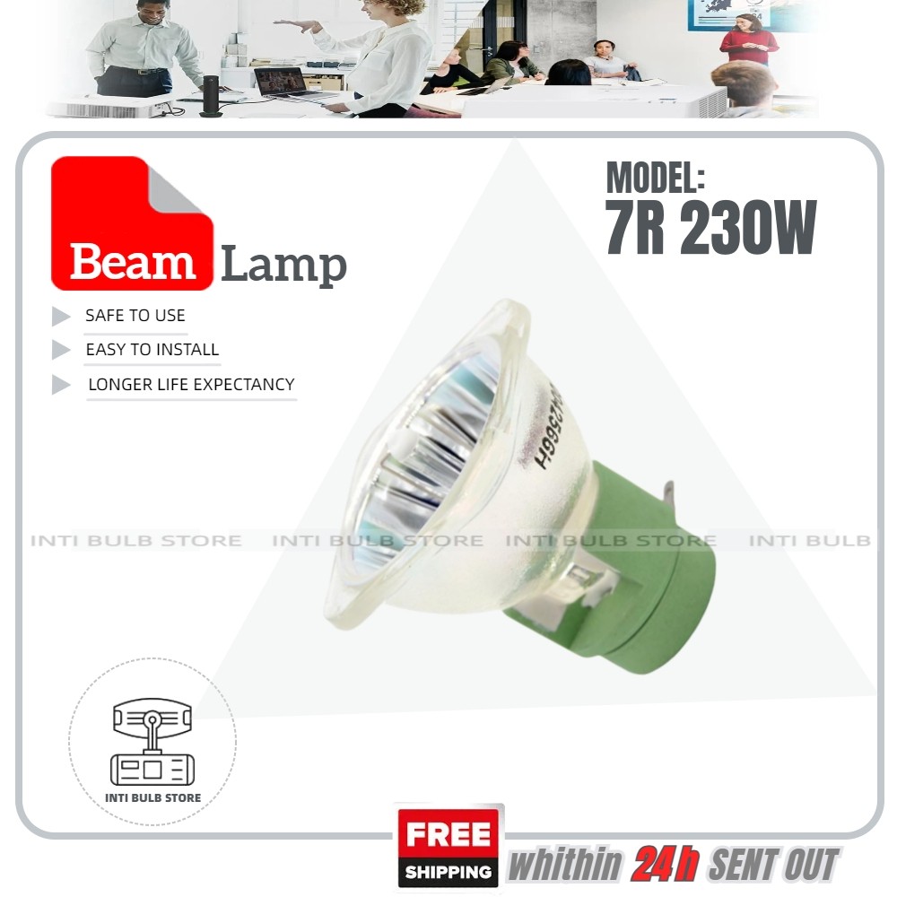 7R 230W โคมไฟ Move Beam P-VIP 230/1.0 E20.8 สําหรับ osram ใช้งานร่วมกับ Beam หลอดไฟ 7r 230w โคมไฟ
