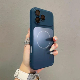 เปลี่ยนทันที 17 เคสโทรศัพท์แม่เหล็กสําหรับRealme C53 C51 หมายเหตุ 50 หน้าต่างขนาดใหญ่AG Matteแม่เหล็กTPUเคสโทรศัพท์เลนส์ป้องกัน