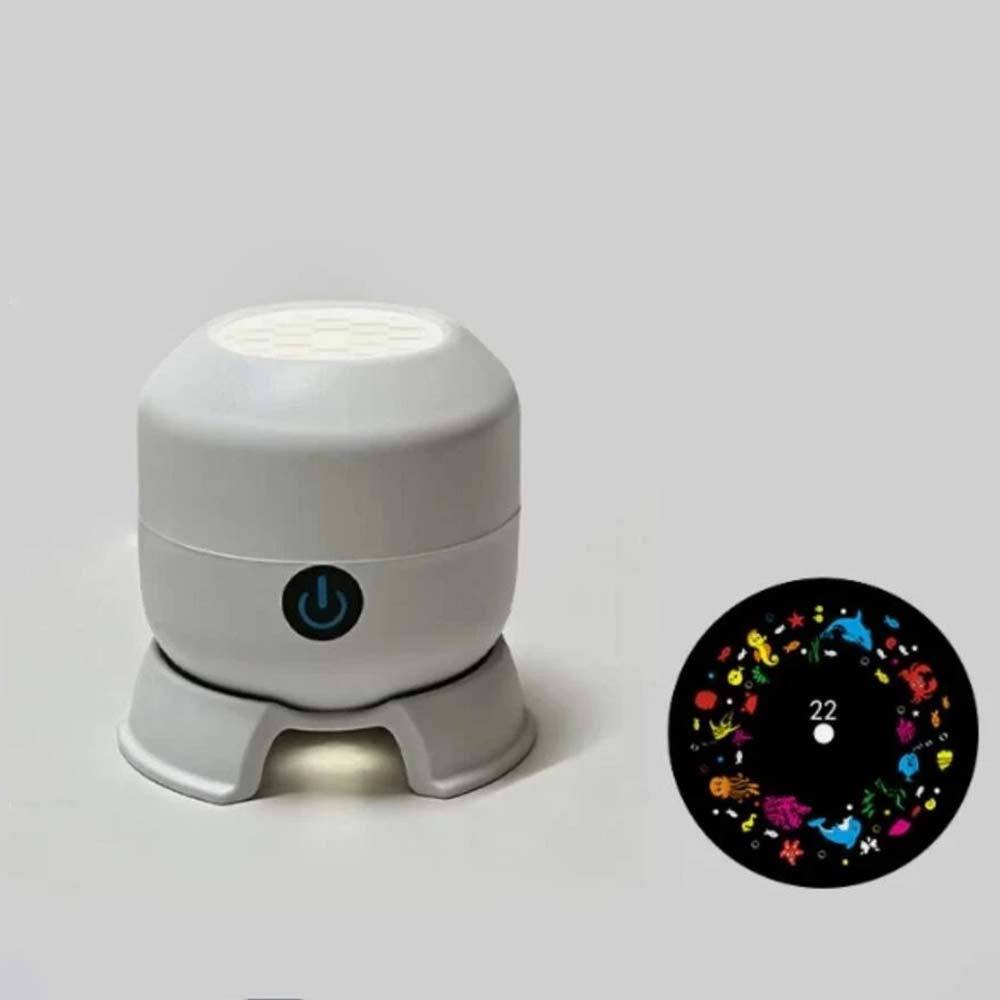 Dynamic Rotating LED Projector Light - Ocean, Adjustable Brightness, Multi-Angle Projection, Compact & Stable Design for Sleep and Decor