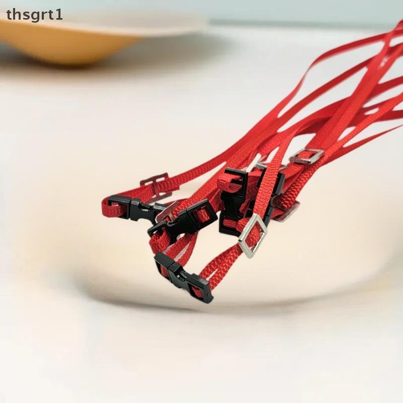 [TG1] 1/10 1/24 Scale RC Crawler อุปกรณ์เสริม 5PCS Nylon Tie Down เชือก Bules สําหรับ TRX4M SCX24 หล