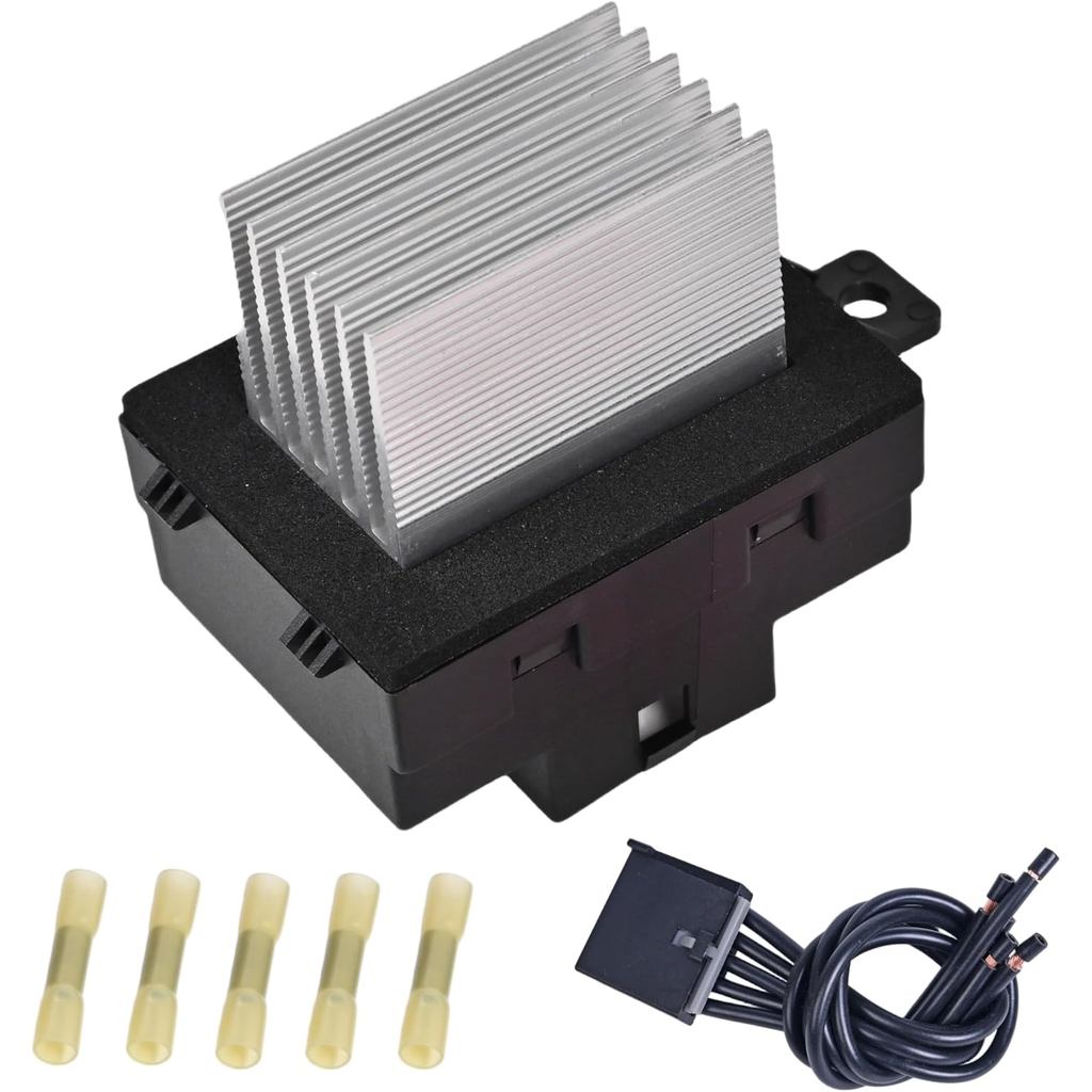 ตัวต้านทานมอเตอร์โบลเวอร์พร้อมสายรัดสายไฟเชื่อมต่อเข้ากันได้กับ 2006-2012 Ford Fusion Lincoln MKZ/Ze