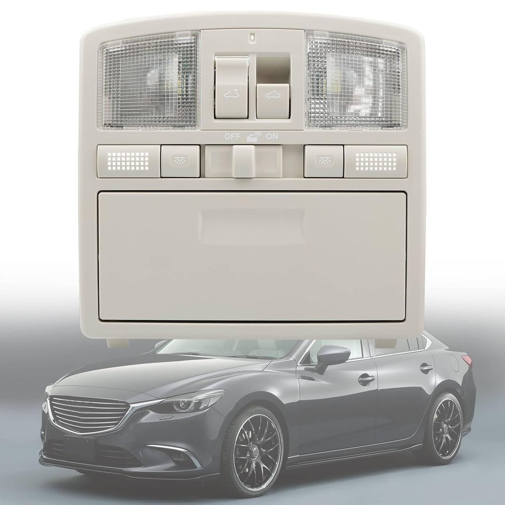 Overhead คอนโซลอ่านไฟ LED คอนโซลสําหรับ Mazda 6 2009-2013, CX9 2010-2015,รุ่นอัพเกรด Sunroof สวิทช์ค