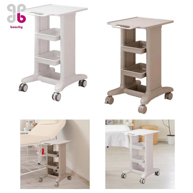 [Baosity] Rolling Salon Cart Organizer Saving Barber Shop ร้านเสริมสวยอเนกประสงค์ Hairdressing Instr