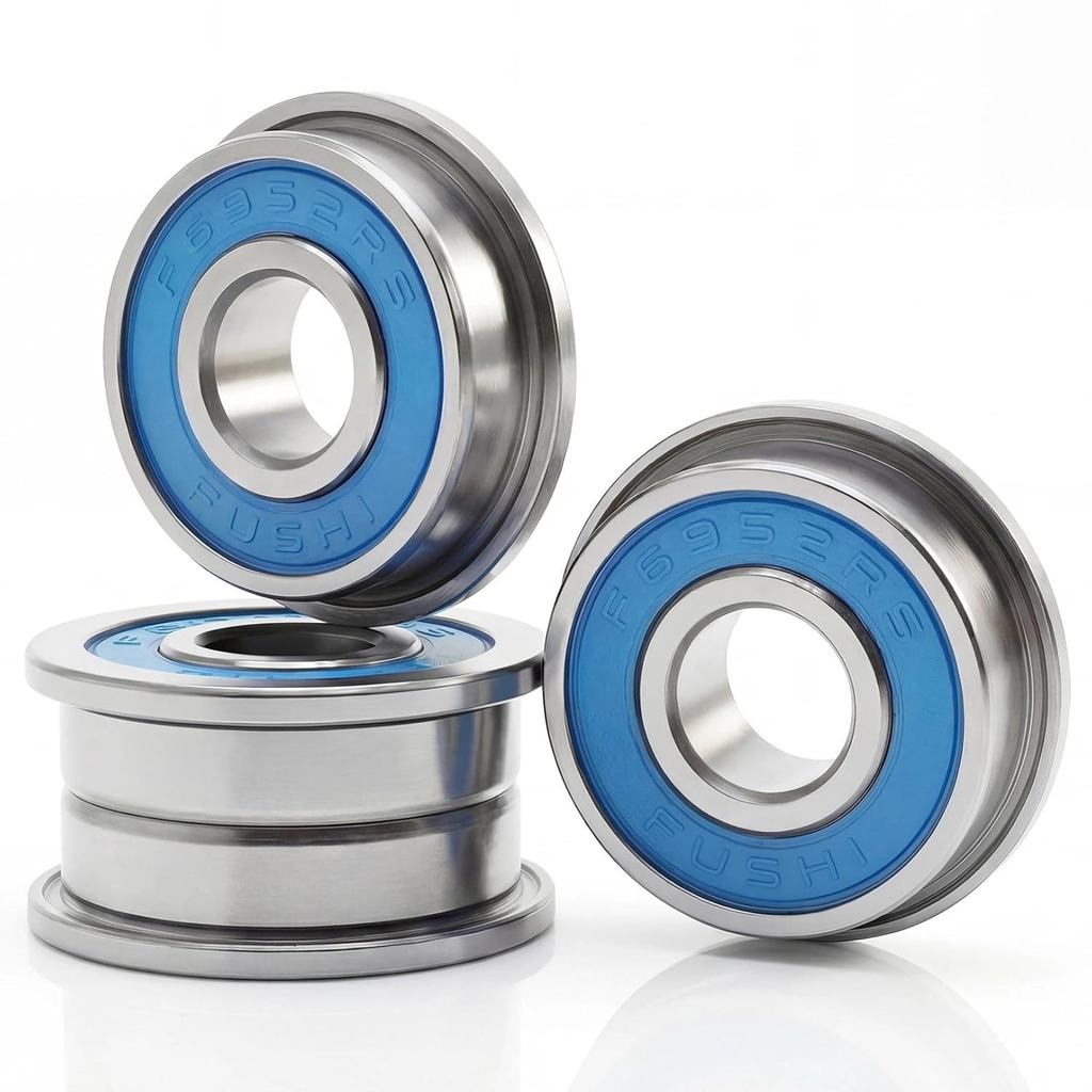 F695 2rs แบริ่งหน้าแปลน 5x13x4 มม., สีฟ้าปิดผนึก Precision A9 3D เครื่องพิมพ์ F695rs แบริ่งสําหรับ V