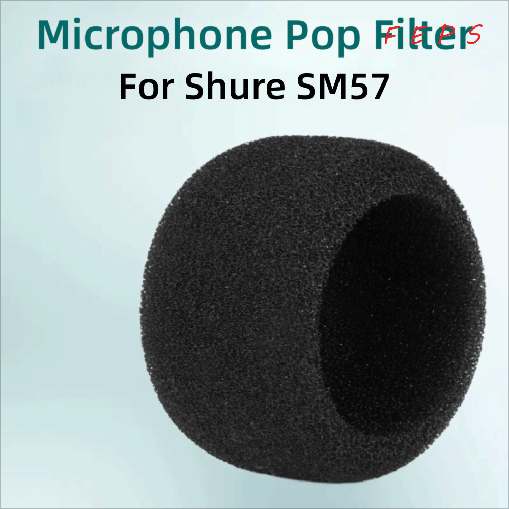 FEPS Mic ฝาครอบกระจก, Windproof Flocked ฟองน้ําโฟมไมโครโฟน Pop Filter, การเพิ่มประสิทธิภาพเสียงฝาครอ