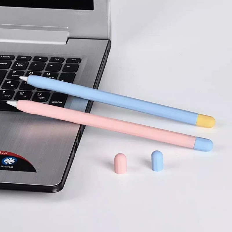 ปลอกปากกาซิลิโคนกันลื่น For Apple รุ่นที่ 2 ปากกา มีให้เลือกหลากหลายสี การจับคู่สี เคสป้องกันปากกา เปลือกนิ่ม