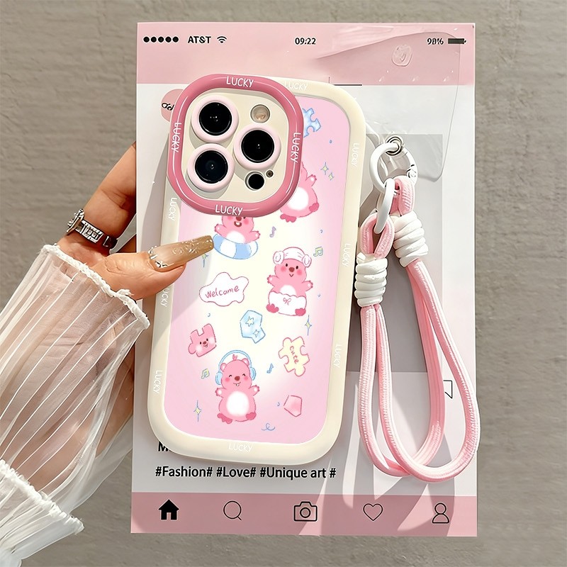 กรณี + สร้อยข้อมือ Redmi 14C 13C 13 12 12C 10 10C 10A 9T 9C A3 A1 A2 9 14 13 12 11 11S 10 10S 9S 9 P