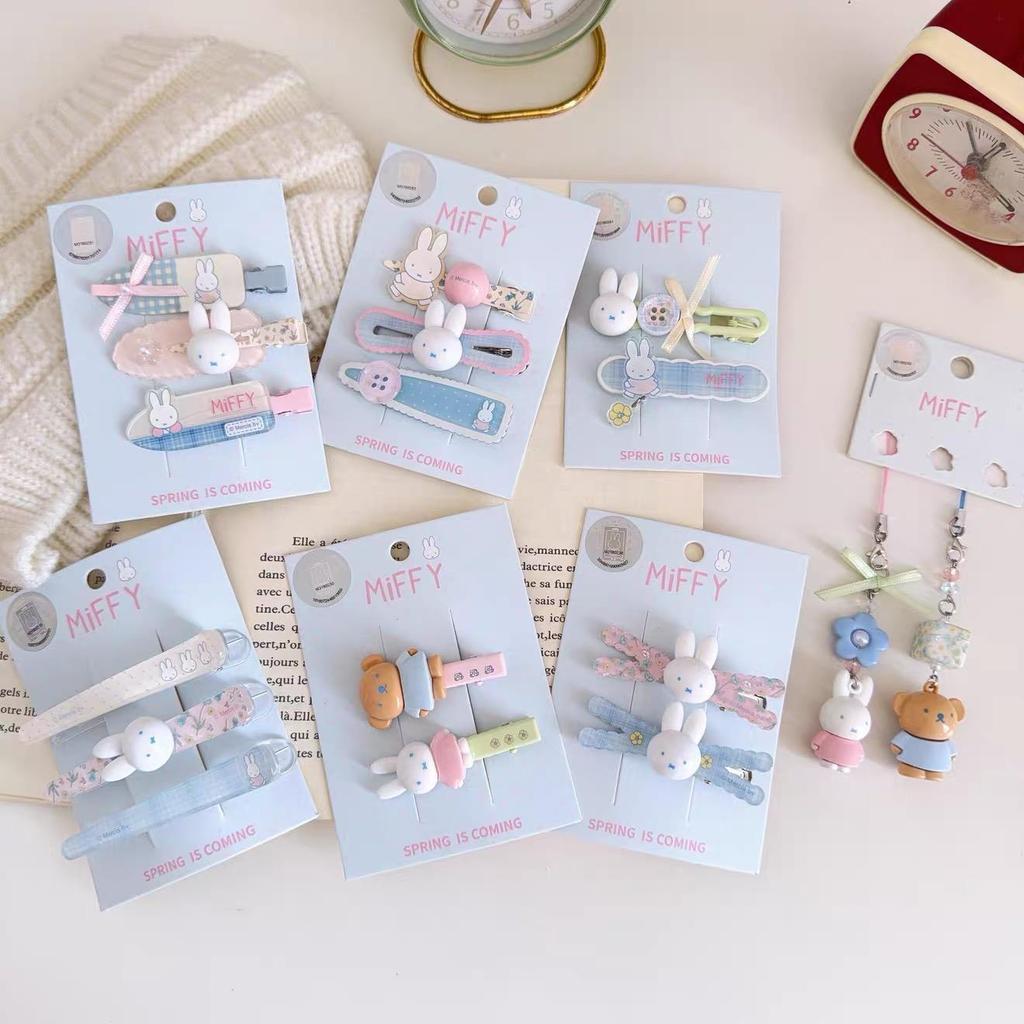 [แท้100%] Miffy spring is comming กิ๊บติดผม มิฟฟี่คอลเลคชั่นใหม่ล่าสุด ต้อนรับฤดูใบไม้ผลิ มาด้วยโทนพาสเทล เจ้าแรกในไทย