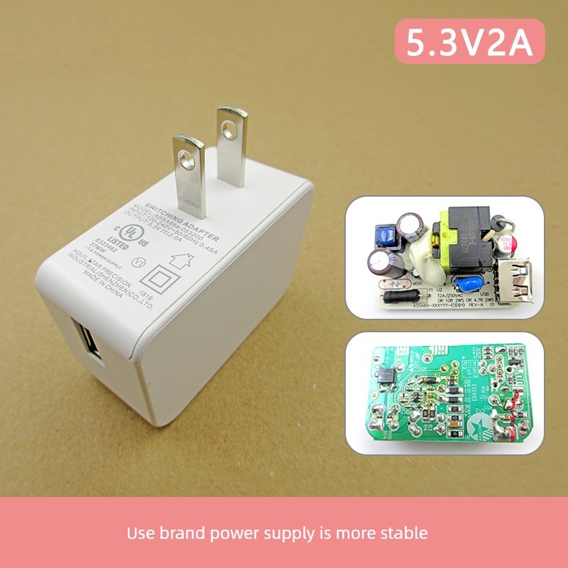 baseus หัวชาร์จ typ c แบรนด์ใหม่เดิมอีเกิลสตาร์สีขาว5.3V2A อะแดปเตอร์ไฟอุปกรณ์เสริมความงาม USB หัวชา
