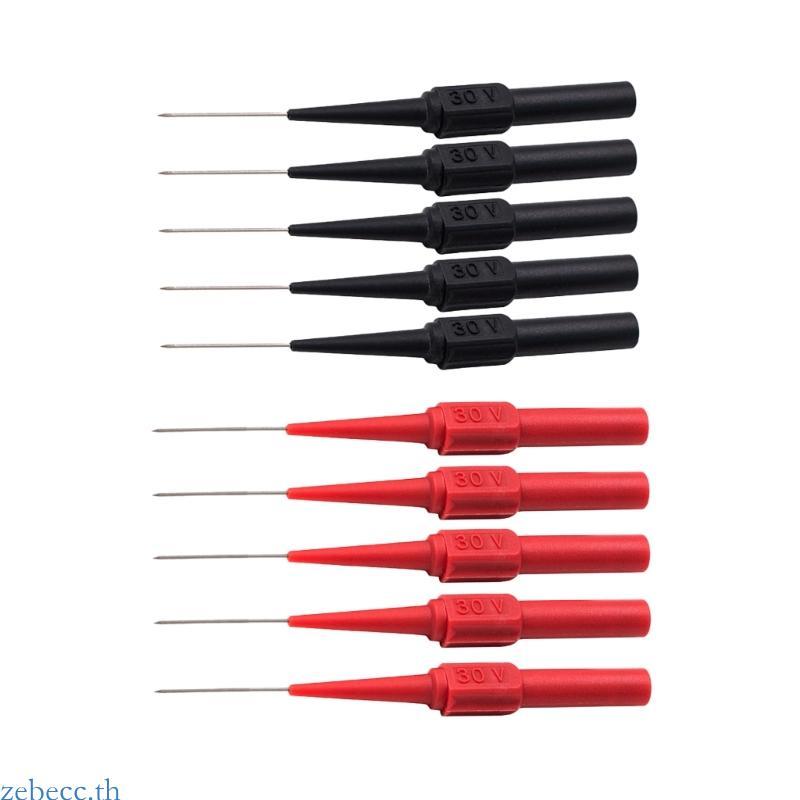 Zebecc Copper Tipped Multimeter Accessory Probe สําหรับเปลือกสายเคเบิลที่ปลอดภัยสอดใส่ในการทดสอบ