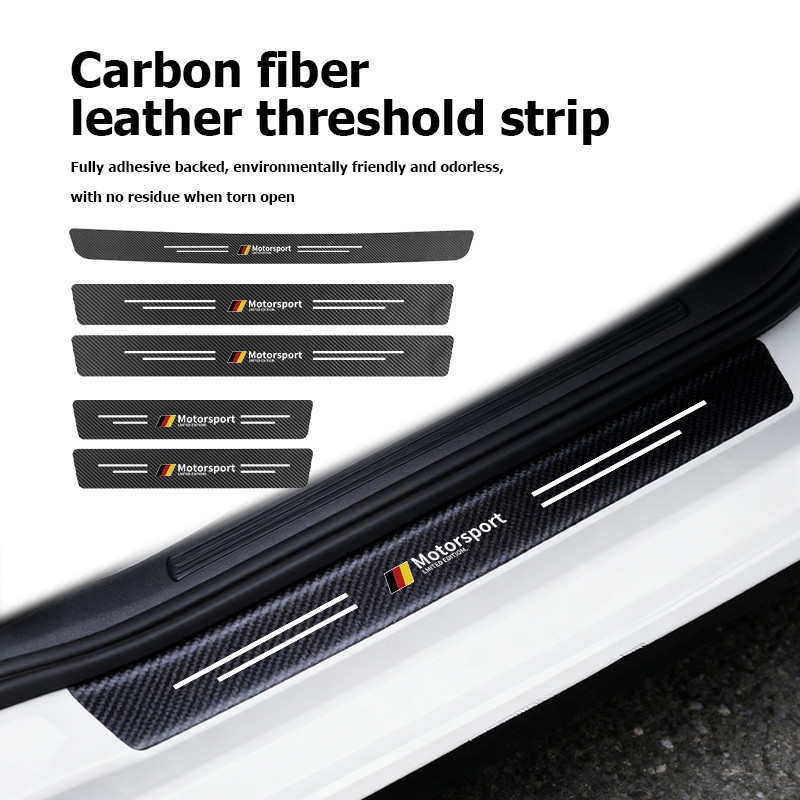 สําหรับ BMW รถเกณฑ์เทปประตู Sill สติกเกอร์ป้องกันประสิทธิภาพ 1 3 5 7 Series M E93 F20 iX1 iX2 iX3 iX