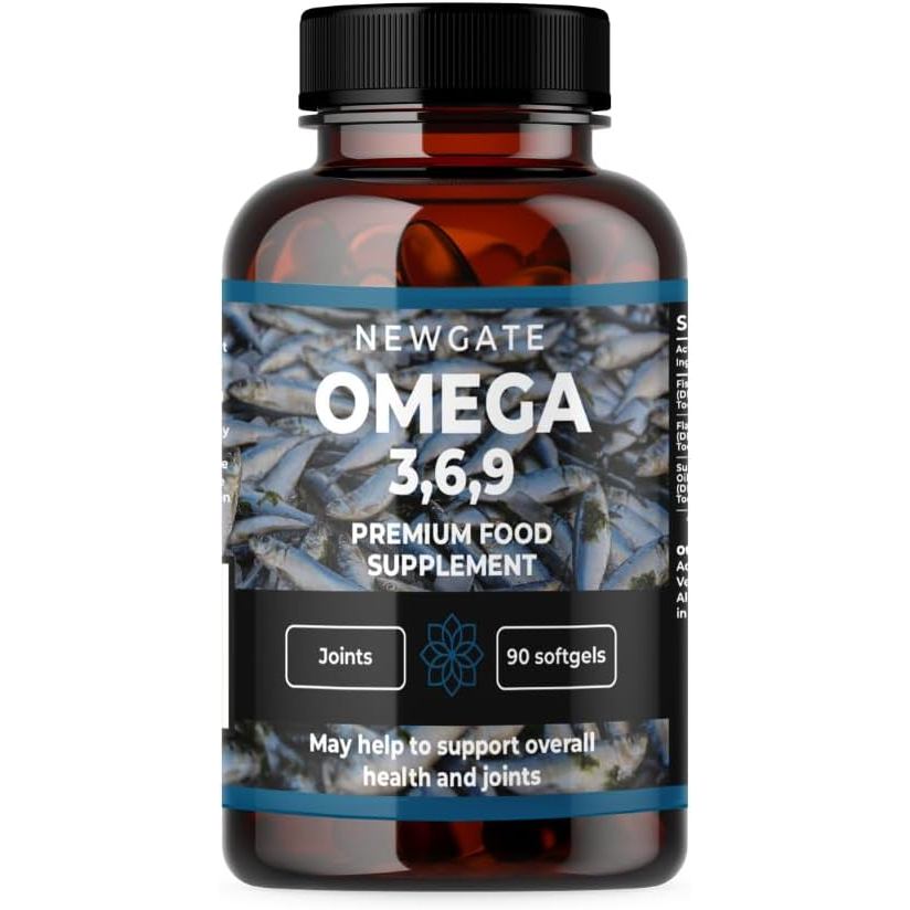 Omega 3 6 9 Triple Omega Softgels - ผลิตภัณฑ์เสริมอาหารพรีเมียม ผลิตในสหราชอาณาจักร