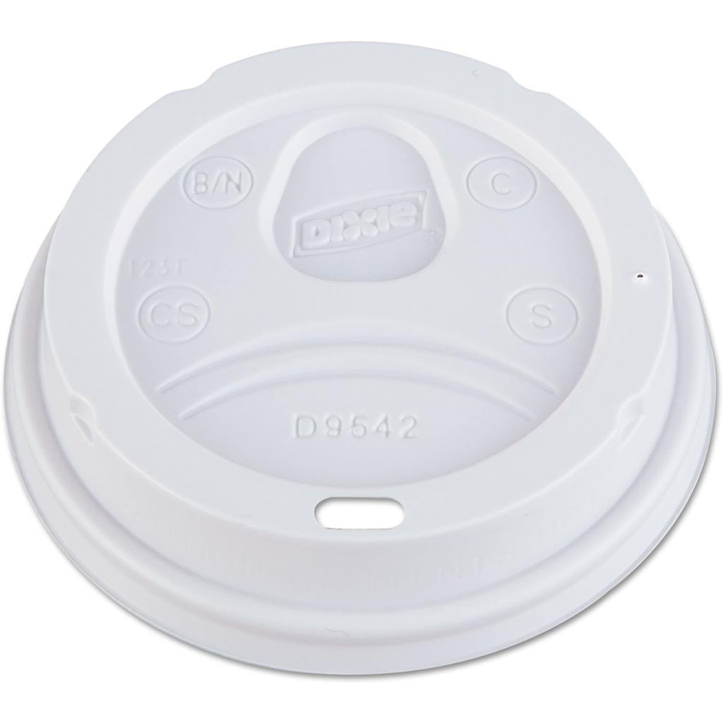 Georgia-Pacific Dixie 10 oz.to 16 oz.Dome Hot Coffee Cup Lis by GP PRO (Georgia-Pacific) สีขาว D9542