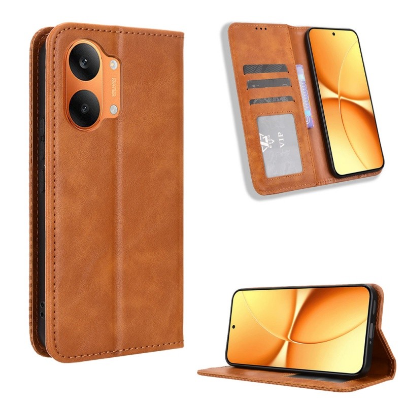 สําหรับ POCO X8 Pro Max Luxury Flip PU หนัง Vintage รูปที่ 2