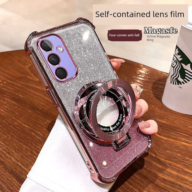 เคส samsung a55 5g เคส samsung a54 5g เคส Samsung galaxyA55 แม่เหล็กตัวเมียพร้อมขายึด