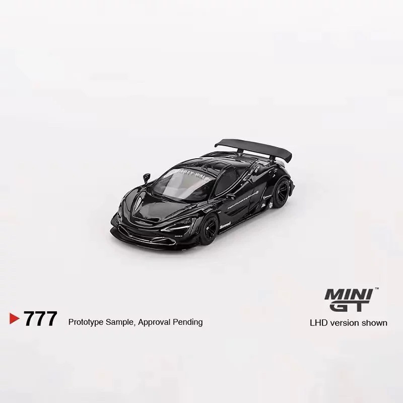 [Ready Stock Hot Sale] MINIGT No. 777 McLaren 720S LB Works 1/64 โมเดลรถโลหะผสม