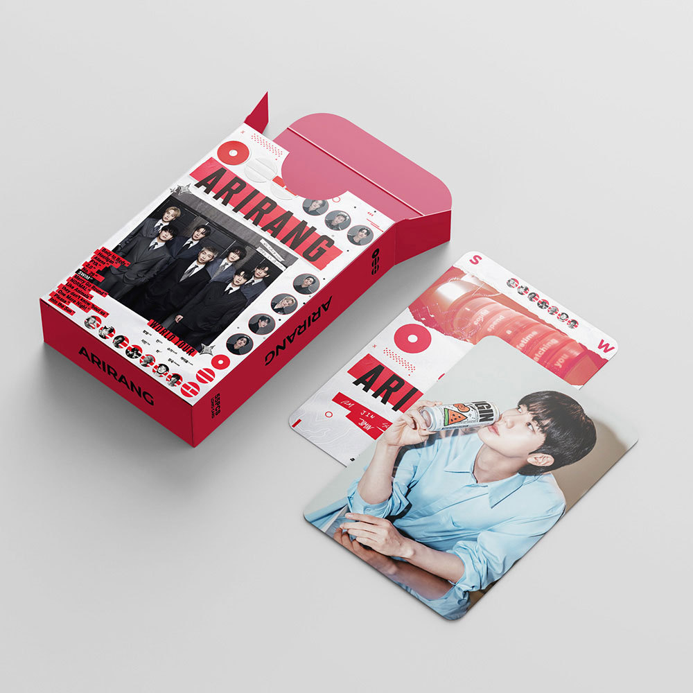 55-127pcs WORLDTOUR ARIRANG Photocards V TYPE PERMISSION TO DANCE ON STAGE FESTA Jin ECHO J-HOPE JUN