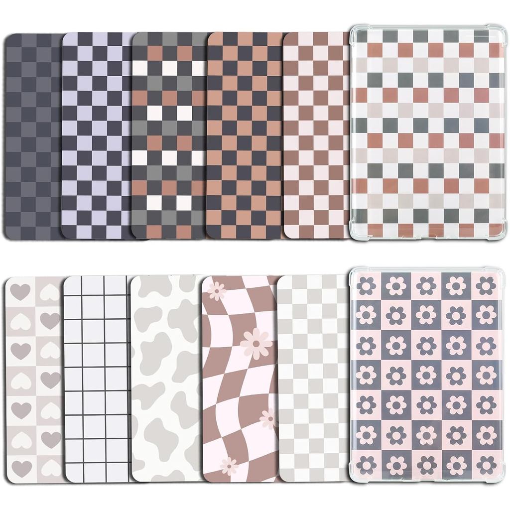 12 ชิ้นแทรก Cardstock กระดาษสําหรับ E-Reader, E-reader Cardstock กระดาษแทรกสําหรับเคสใส,6.8 "Fashion