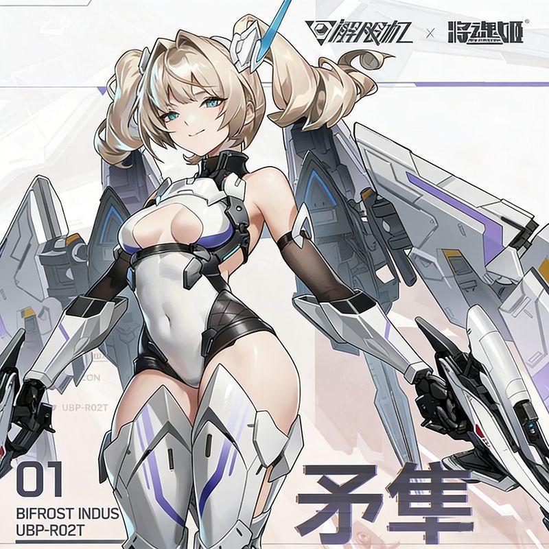 ของแท้ Jianghun Ji X Unlimited Machine UBP-R02T Spear Falcon Machine Girl Kuochuang Mecha Assembly M