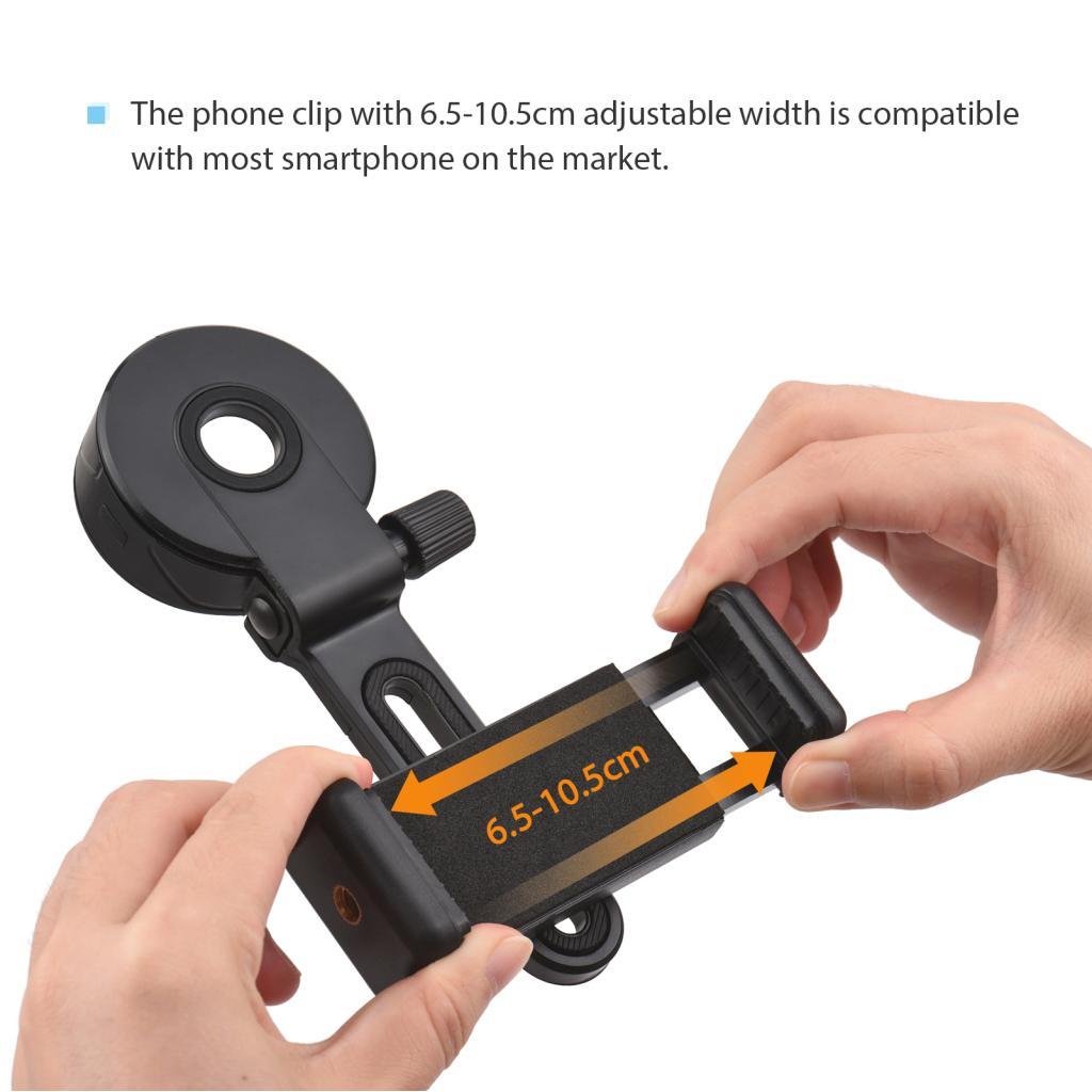 Shopp กล้องโทรทรรศน์อะแดปเตอร์โทรศัพท์ Universal สมาร์ทโฟน Mount สําหรับกล้องส่องทางไกลกล้องจุลทรรศน