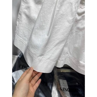 กางเกงขาสั้นสำหรับคนอ้วน ไซส์พิเศษ M-4XL ทรงกว้าง สีขาว