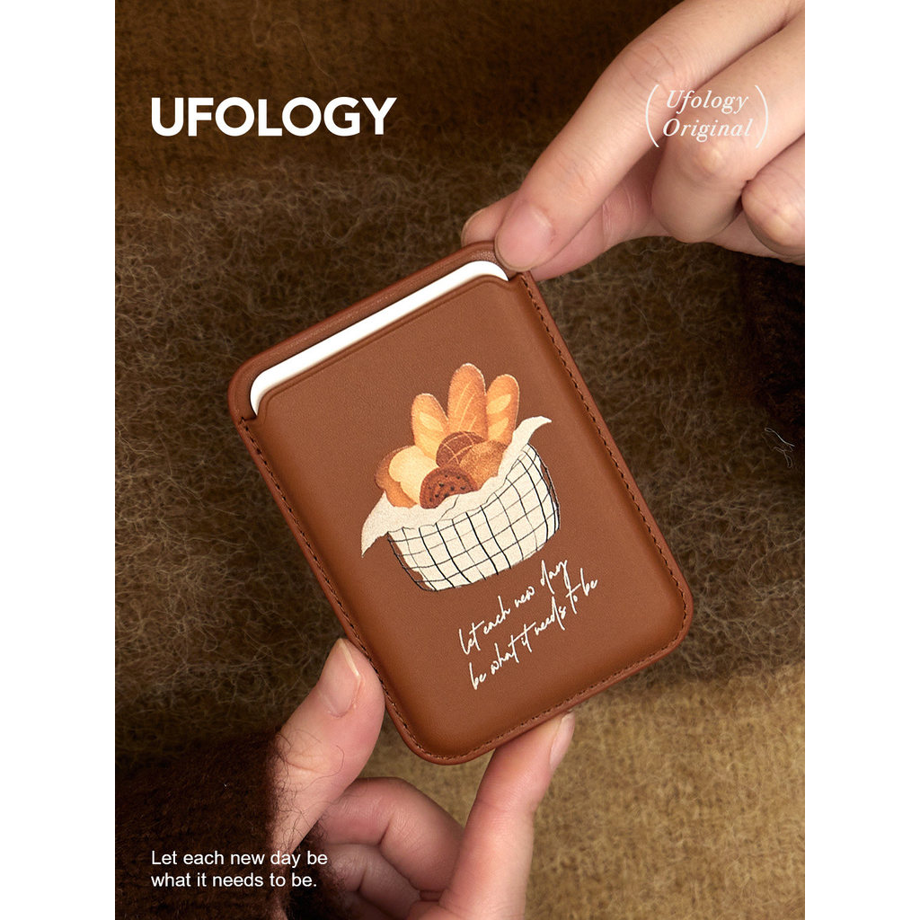 magsafe wallet magsafe card กระเป๋าใส่บัตรแม่เหล็กดีไซน์ดั้งเดิมของ Apple Ufology