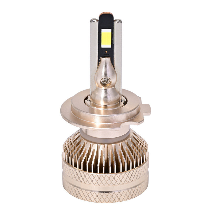 H1 หลอดไฟทองแดงคู่ Cooling h7 ไฟหน้าหลอดไฟ H4 ดัดแปลงไฮไลท์ Concentrate รถ led ไฟหน้า