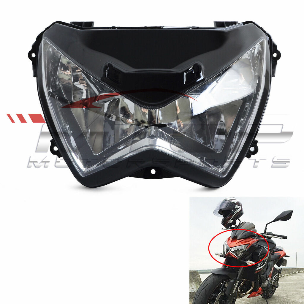 เหมาะสําหรับ คาวาซากิ Z800 2013 2014 2015ไฟหน้าประกอบไฟหน้า