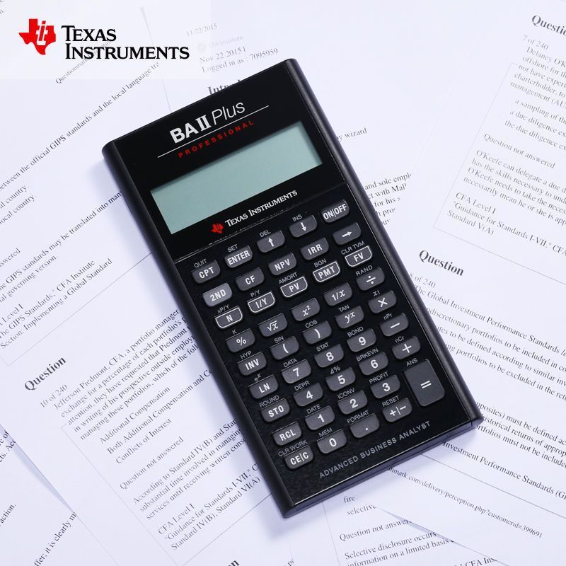 Yang Yang Chaochan Commercial Co., Ltd. TI TI Texas Instruments เครื่องคิดเลขการเงิน BA II Plus รุ่น