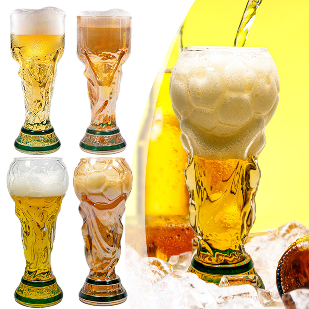 เบียร์รูปฟุตบอล Stein Iconic World Cup Trophy Design Home Bar Collection