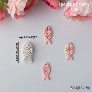 1PC Creative Fish Series Kitties คุกกี้แม่พิมพ์/ต่างหู Polymer Clay Cutter น่ารักการ์ตูนเครื่องปั้นดินเผาแม่พิมพ์ DIY เครื่องประดับจี้รูปร่าง Pressed Clay เครื่องมือคุกกี้ขนมแม่พิมพ์