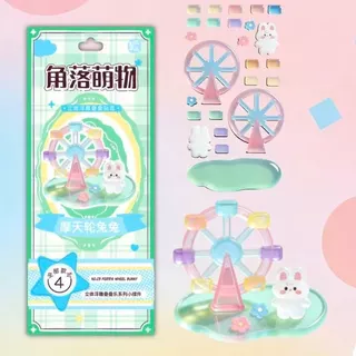 สติ๊กเกอร์นูนใหม่ สติ๊กเกอร์เด็กผู้หญิง DIY เครื่องประดับขนาดเล็ก 3D สติ๊กเกอร์ตกแต่งปริศนาสําหรับเด็ก