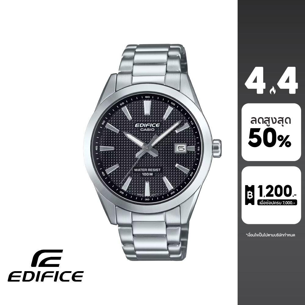 CASIO นาฬิกาข้อมือผู้ชาย EDIFICE รุ่น EFV-160D-1AVDF สายสเตนเลส สีดำ