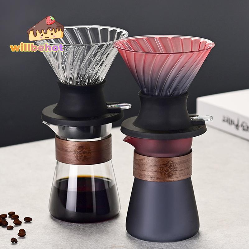 [Willbehot-t] Immersion Coffee Dripper Switch Pour Over Dripper Immersion Dripper Switch เครื่องชงกา
