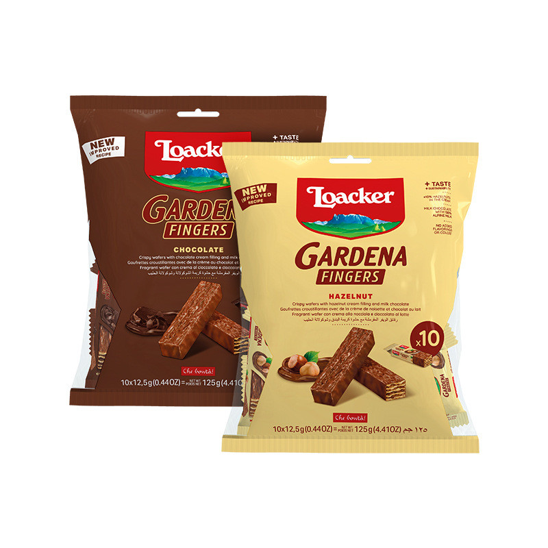 Loacker Italy loacker Finger Biscuits Chocolate Coating Bulk Wafer Snacks g Classic Wafer LS4126 @