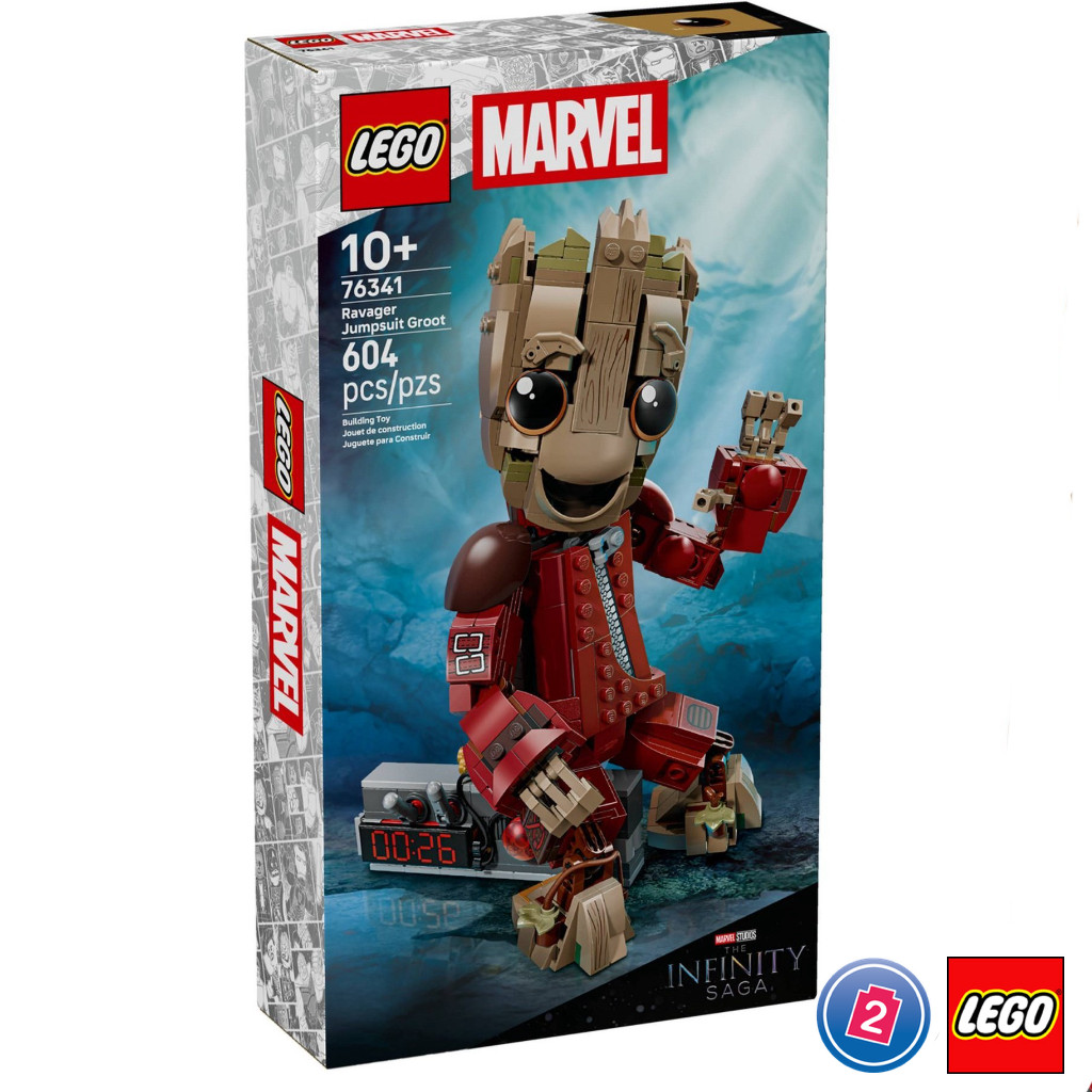 เลโก้ LEGO Super Heroes 76341 Ravager Jumpsuit Groot