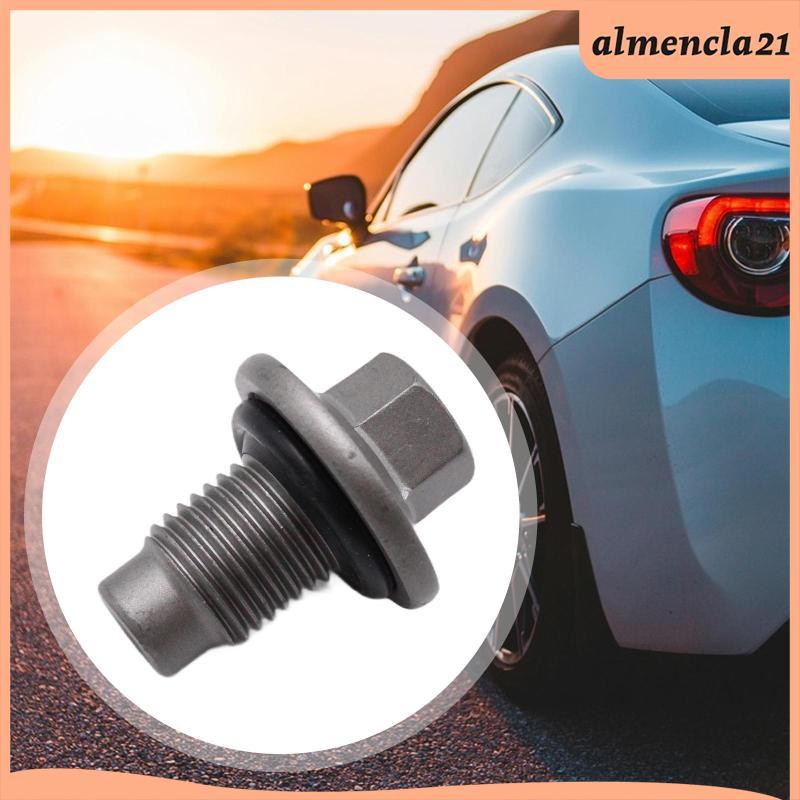 [Almencla] Oil Sump Plug and Washer M14x1.5 Engine Replacement Gasket Nut Bolt for Ford Engine Oil C