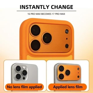 โลหะไทเทเนียม No Flash Hole เลนส์กล้องฟิล์มป้องกันสําหรับ iP…