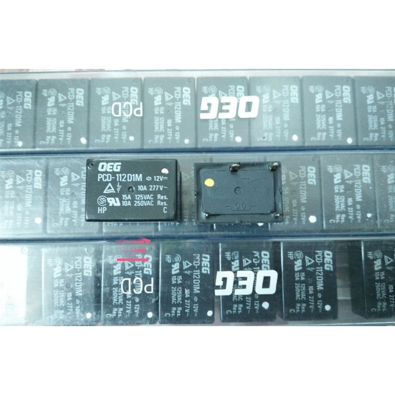 ((1 ชิ้น) ชิ้นส่วนอิเล็กทรอนิกส์ PCD-112D1M 12V Taike Wangli รีเลย์ 4 Pins 10A