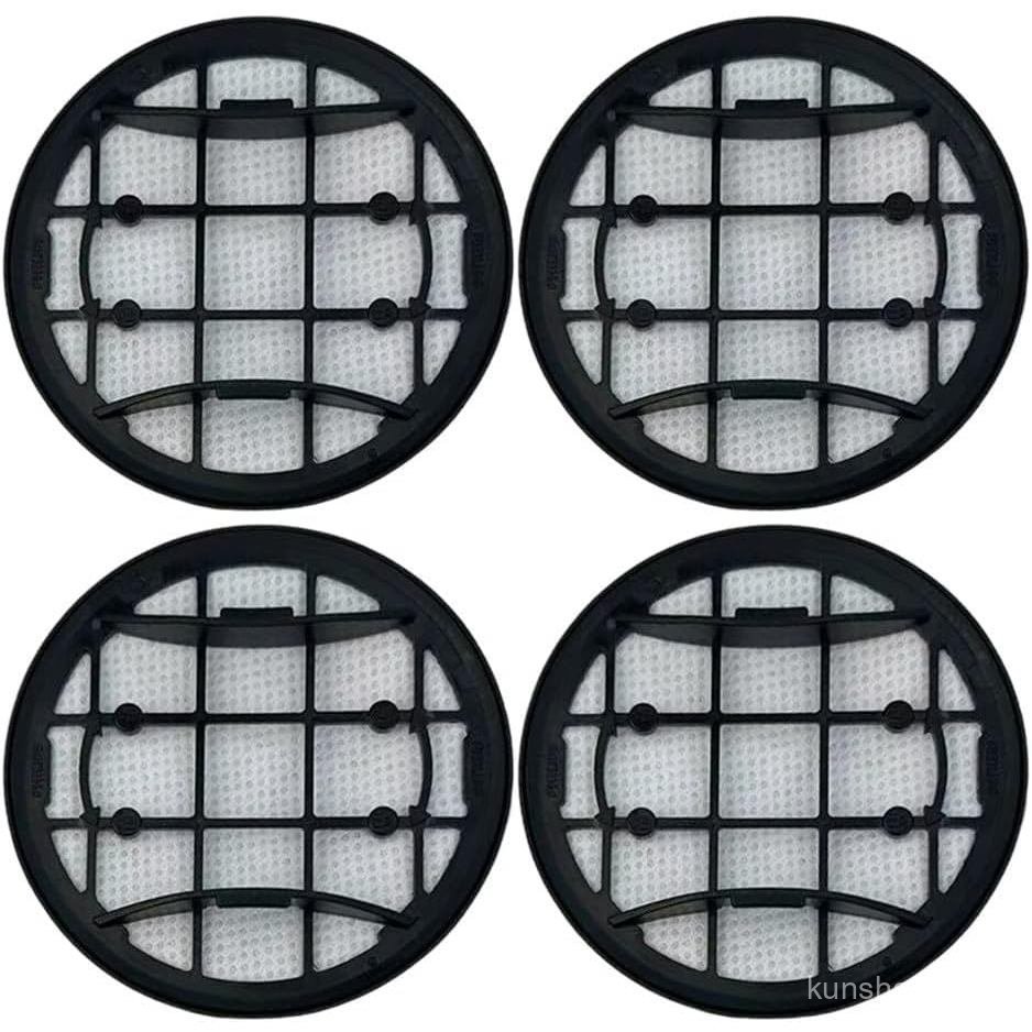 ฟิลเตอร์โฟมทำความสะอาดได้และ Water Inlet Filter สำหรับ Philips VC 7000 และ 8000 Series (4 ชิ้น)