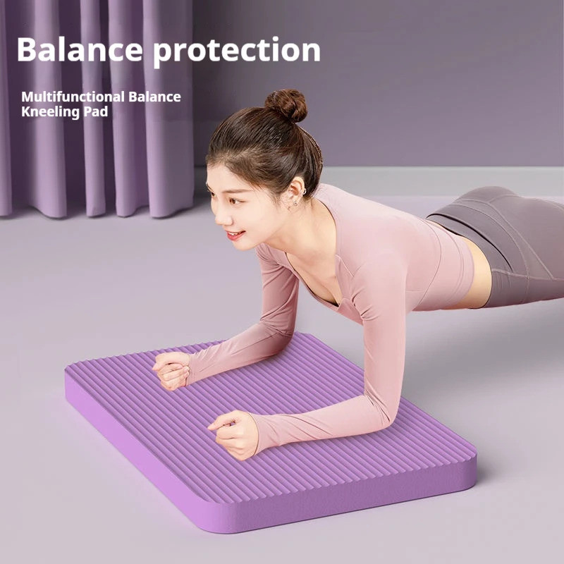 Yoga Mat Thicken Home Workout Balanced Gymnastics Mat Pilates Accessories Non-slip Abdominal Wheel A