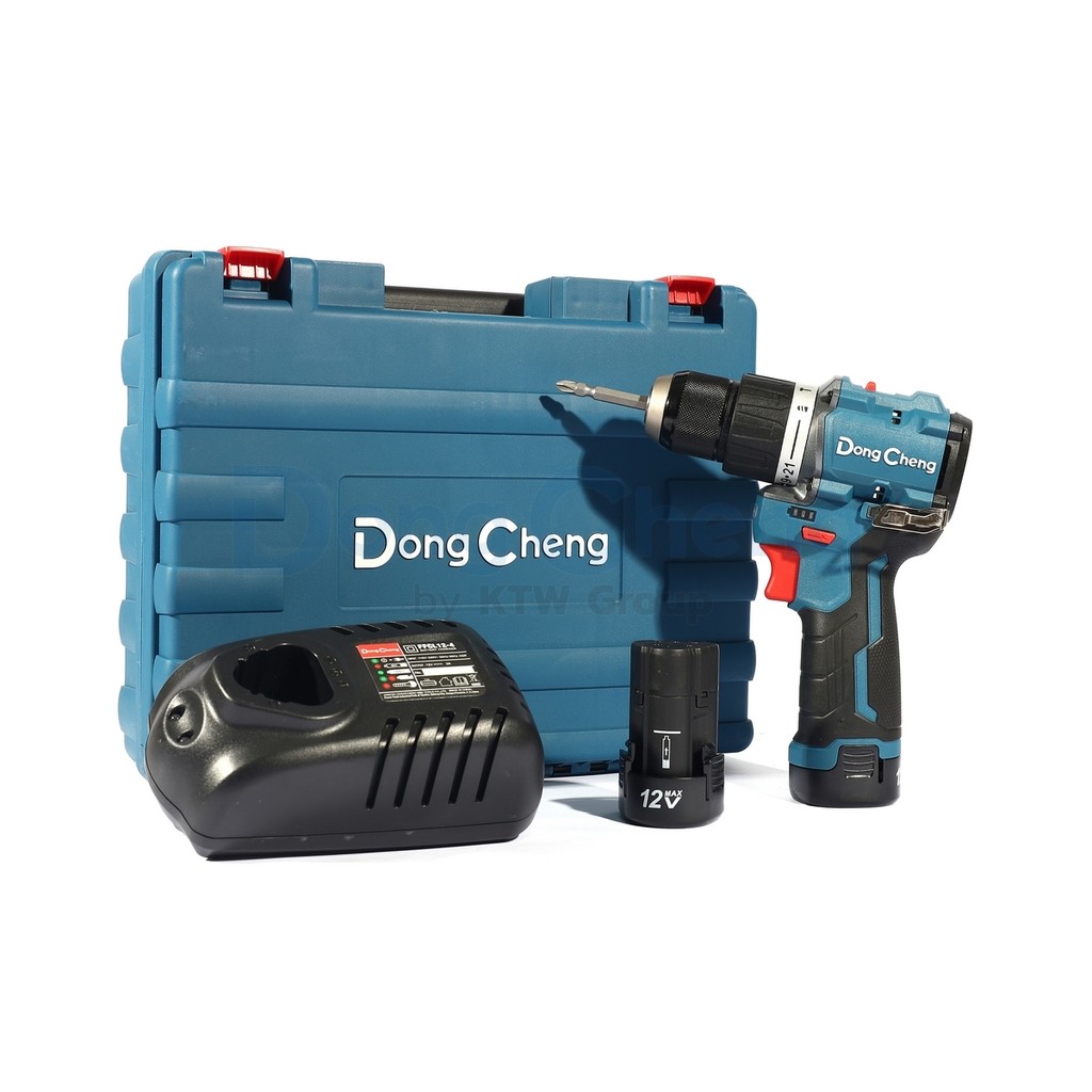 DONG CHENG DCJZ1250i สว่านกระแทกไร้สาย 12V แรงบิดสูงสุด 50 NM รวมแบตและแท่นชาร์จ Type EK (ดองเช็ง)
