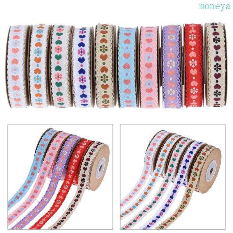 Mya Heart Ribbon 5Yard สําหรับวันวาเลนไทน์ห่อตกแต่งงานแต่งงาน