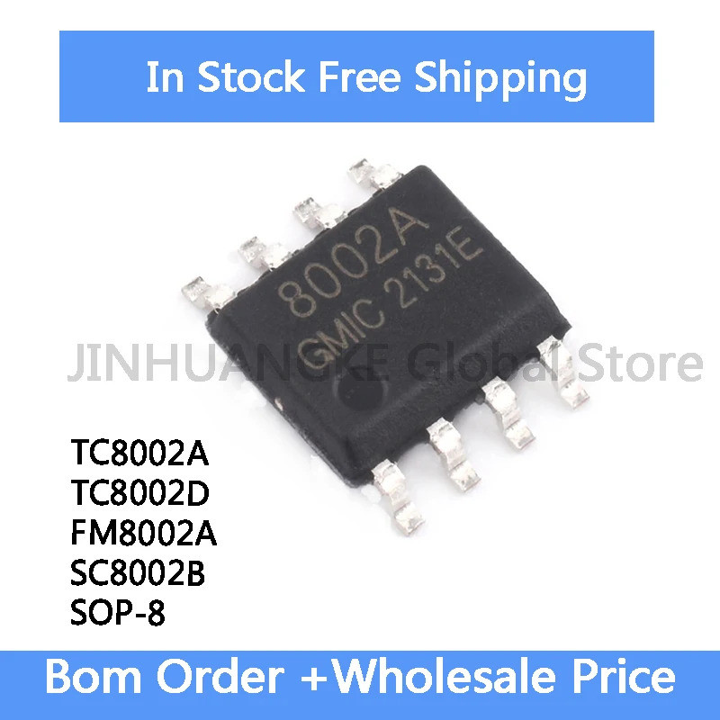 5PCS TC8002D 8002D SC8002B 8002B FM8002A 8002A TC8002A SOP-8 IC ในสต็อกขายส่ง