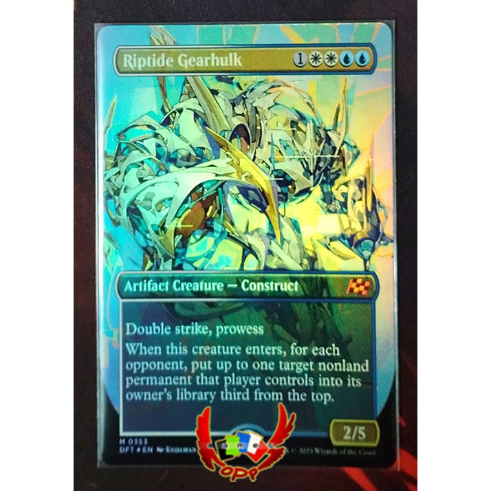 Wanzhi ยี่ห้อ DFT ภาพวาดที่แตกต่างกัน Riptide Gearhulk Riptide Gearhulk/Flash English สินค้าเต็มรูปแ