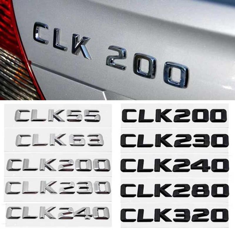 รถด้านหลังตัวอักษรสัญลักษณ์หางกล่องป้ายสติกเกอร์สําหรับMercedes Benz CLK55 CLK63 CLK200 CLK230 CLK24