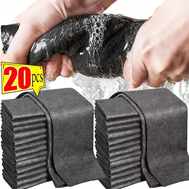 10/20 ชิ้น Super Water Absorbent Magic ผ้าทําความสะอาด - ผ้าขนหนูล้างรถไม่มีร่องรอย