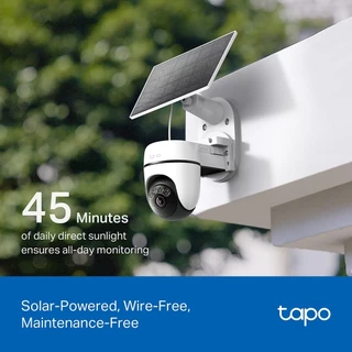 TAPO C610 KIT กล้องวงจรปิด 2K 3MP พร้อมแผงโซลาร์Solar-Powered Pan/Tilt SecurityKit ไม่ต้องใช้เต้ารับ